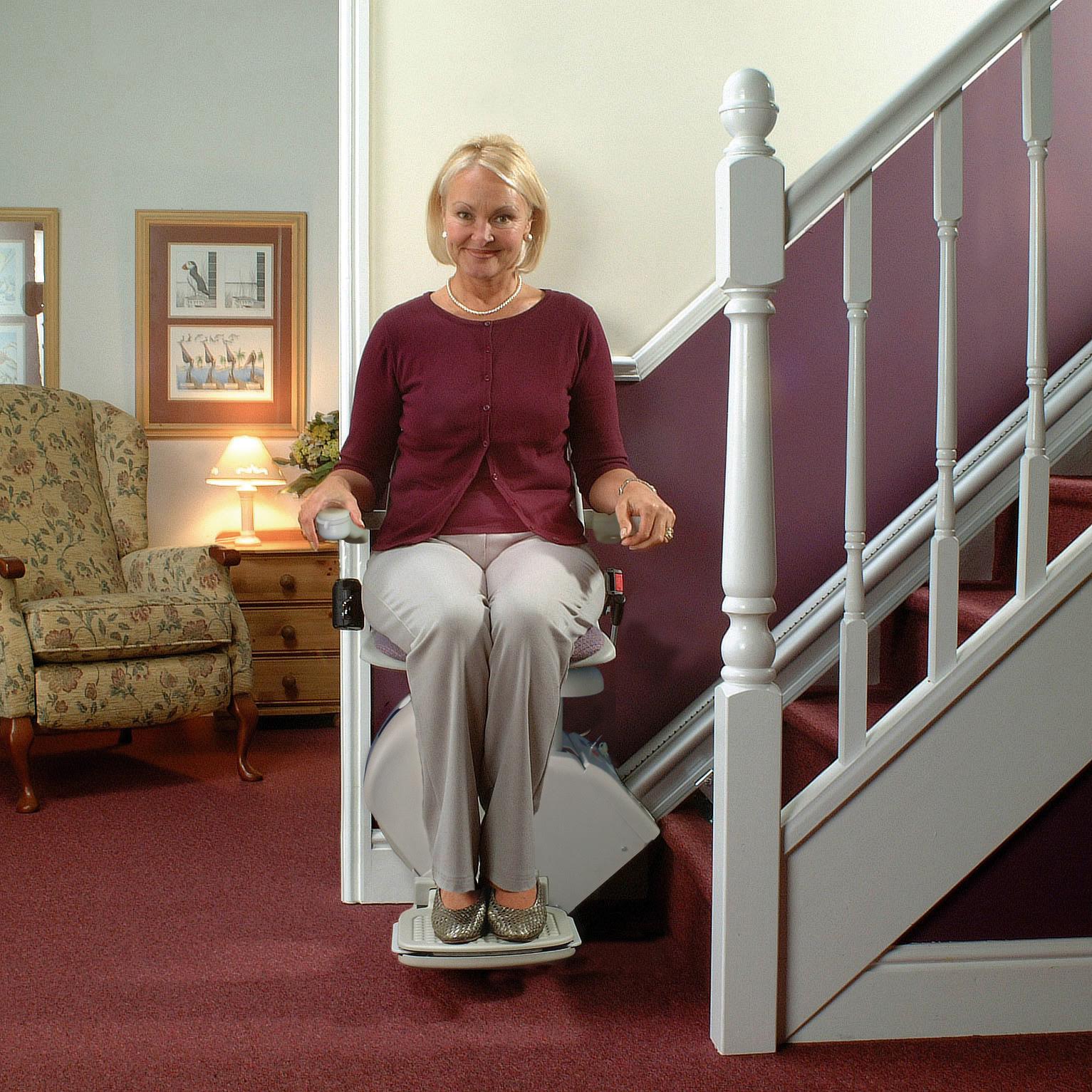 Riverside curved stair lift chair for elderly