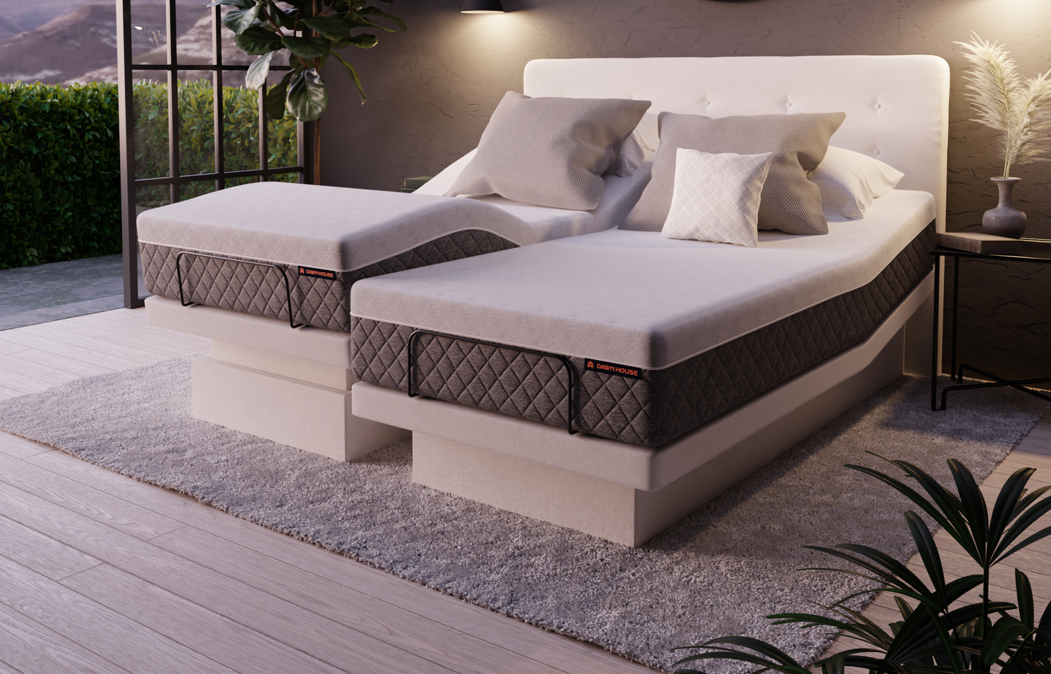 Riverside dawn house bed