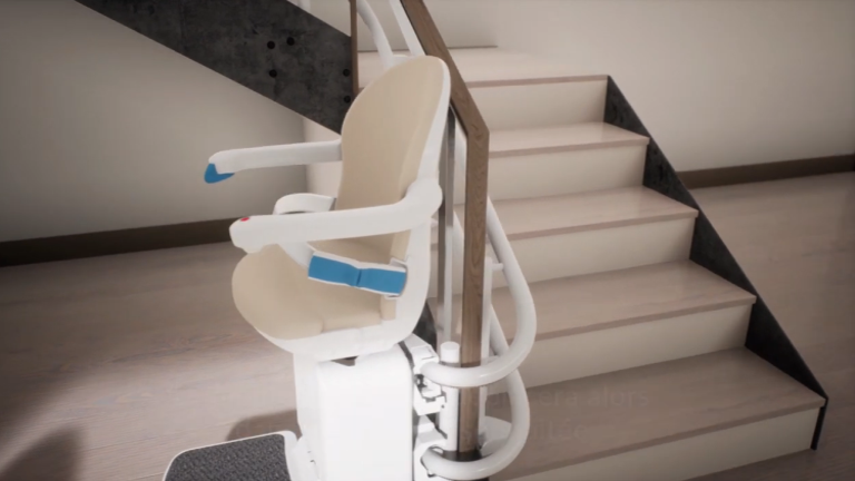 Handicare 4000 curved stair lift