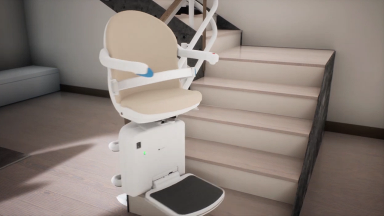 Handicare 4000 curved stair lift
