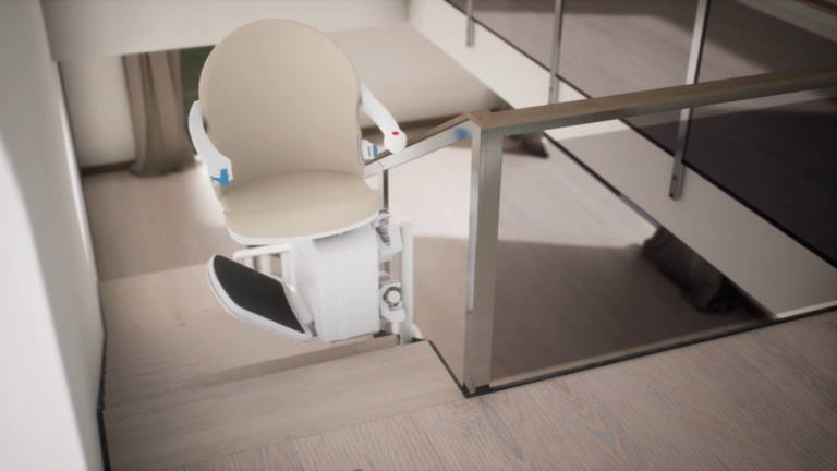 Handicare 4000 curved stair lift
