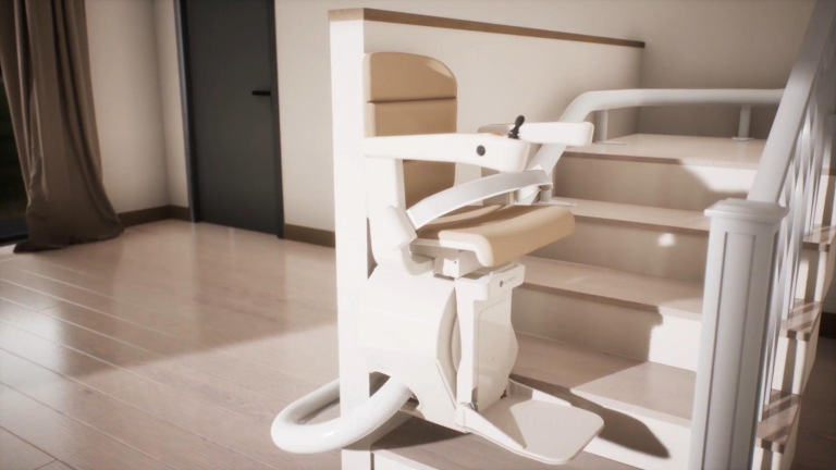Handicare Freecurve curved stair lift
