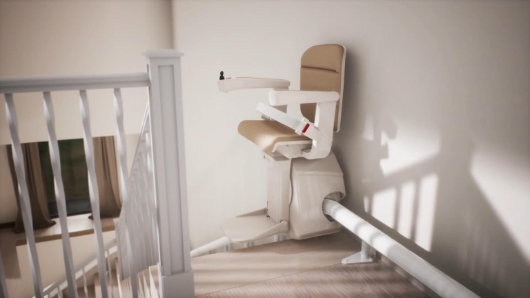 Handicare Freecurve curved stair lift